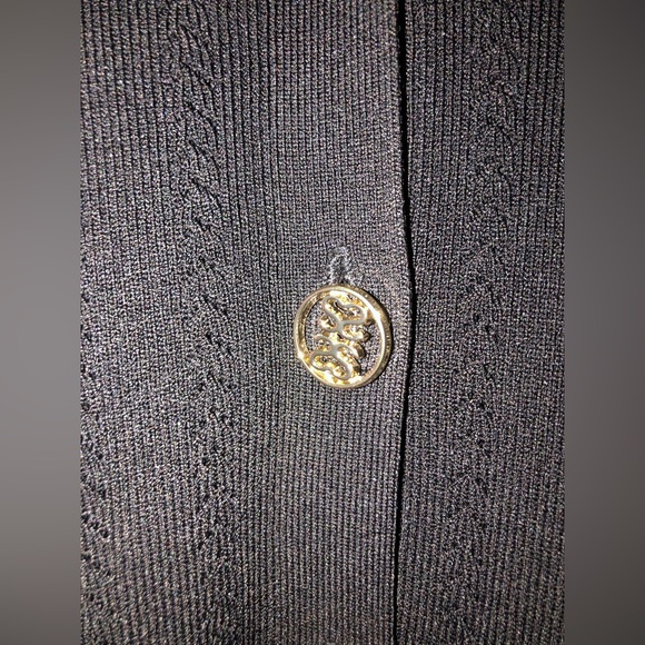 SANDRO Villa Crochet Collar Midi Dress - Picture 8 of 13